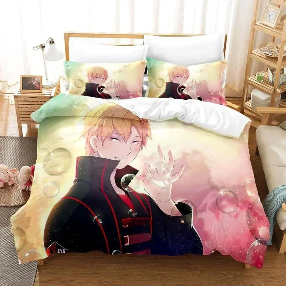 Hyuse Cute 3D Print Anime World Trigger Printed Bedding Set