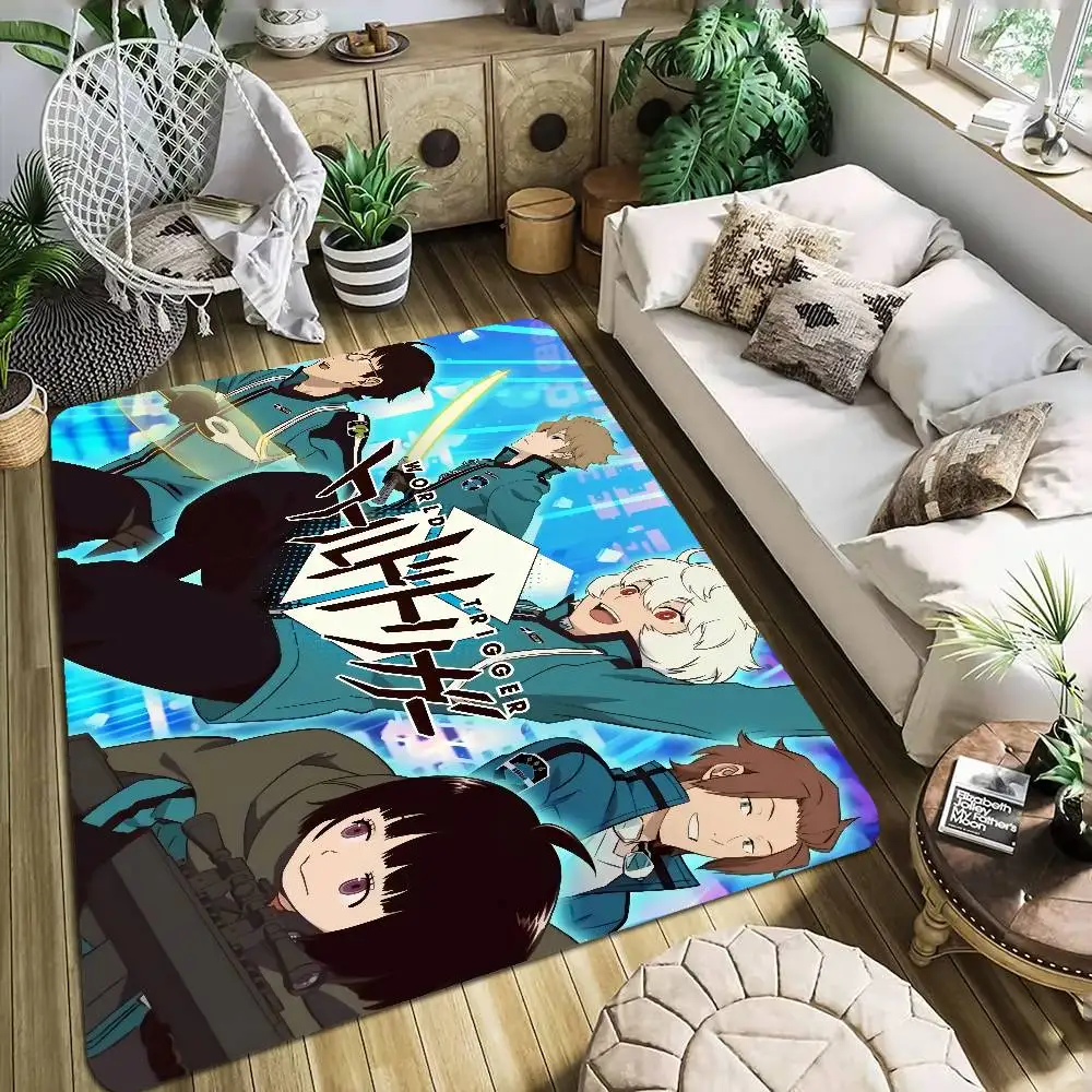 4K Anime Cartoon World Trigger Rug