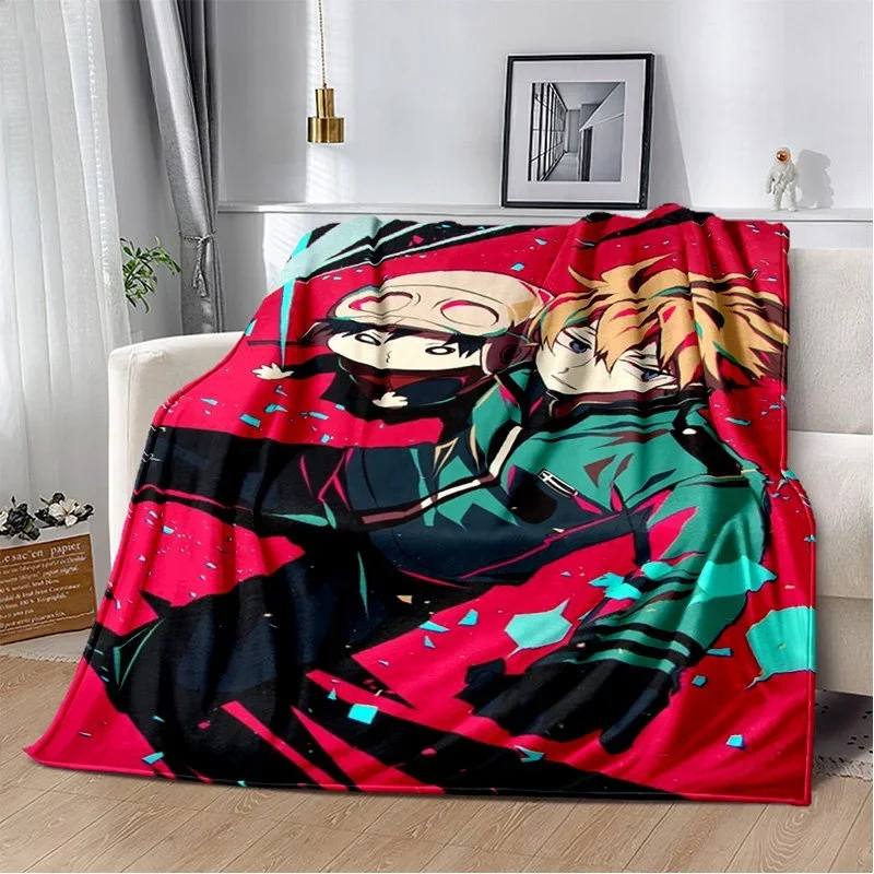 Hyuse World Trigger Cartoon Soft Blanket