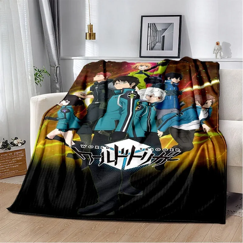New Anime World Trigger Cartoon Soft Blanket