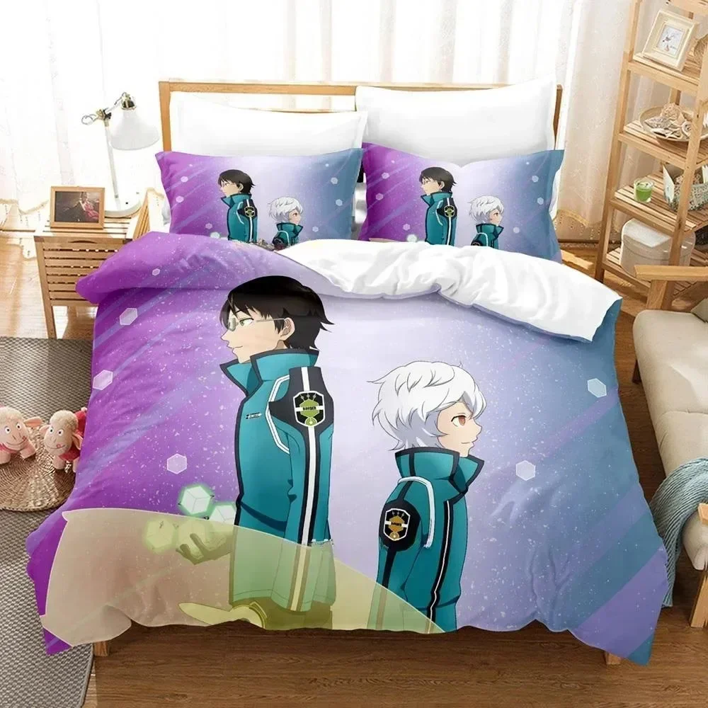 Yƫma Kuga & Osamu Mikumo 3D Print Anime World Trigger Printed Bedding Set