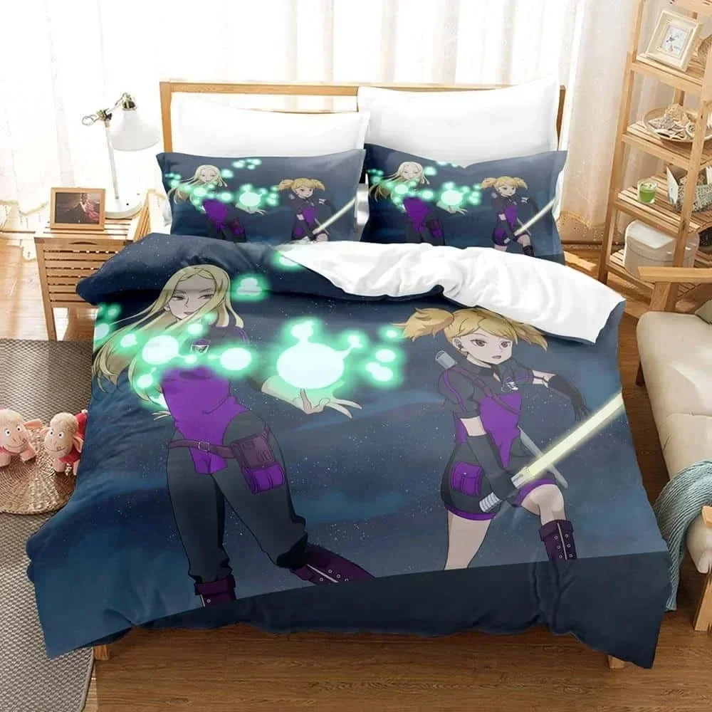 Futaba KUROE  3D Print Anime World Trigger Printed Bedding Set
