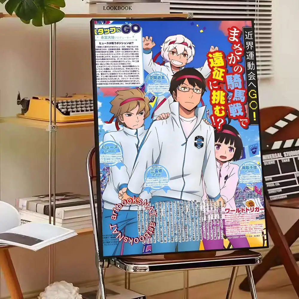 High Quality Anime Hot World Trigger Wall Art