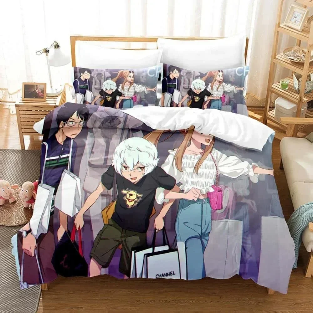 Shopping 3D Print Anime World Trigger Printed Bedding Set
