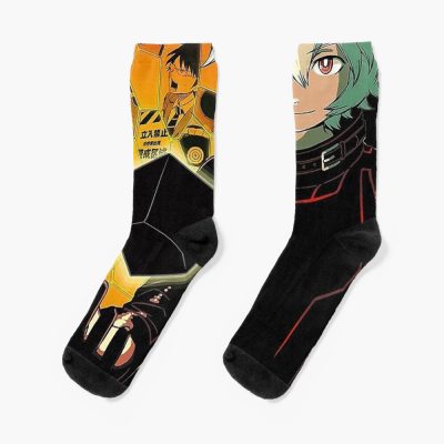 World Trigger Yuma Kuga Vintage Socks