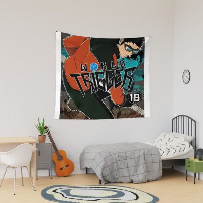 Season 1 World Trigger Cover Tapestry