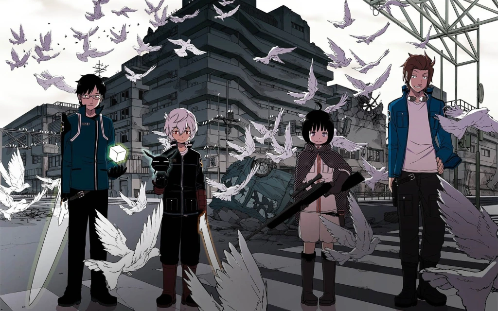 world trigger jin chika yuma osamu wallpaper - World Trigger Merch
